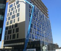 Nybyggnation av hotell och kontor. April 2021 Örebro